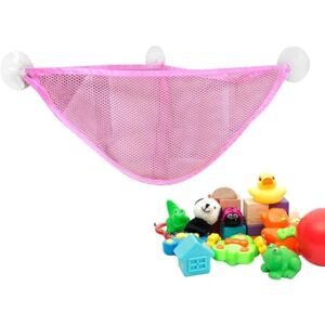 Sac en filet pour jouets de bain, support de jouets pour baignoire pour Sac de douche d'angle, grande poubelle de salle de bain,Sac de douche pour jouets de bain, grand seau de salle de bain, filet - Publicité