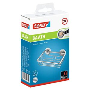 Tesa ® Baath Porte-savon, métal chromé, adhésif, technologie sans percer - Publicité