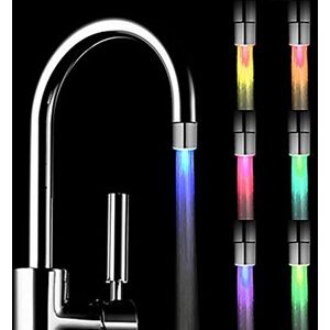 Rameng- Rameng 7 Changement de Couleur Robinet Salle de Bain Mitigeur de Lavabo Lumineux à LED (7 Color) - Publicité