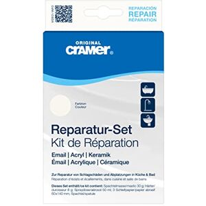 Cramer Kit de réparation  16080 en céramique, émail et acrylique, Blanc - Publicité