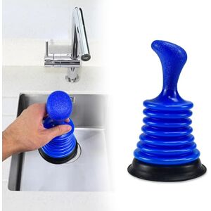 LANSKYLAN Déboucheur Ventouse Déboucheur Ventouse Lavabo avec Grand Soufflet Ventouse Deboucheur Evier Puissant Déboucheur Evier Cuisine Débloqué pour Salle de Bain Cuisine Évier Baignoire, Bleu - Publicité