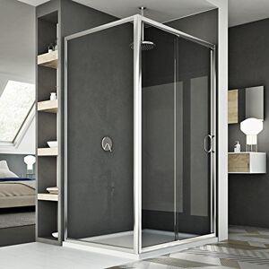 Idralite Cabine Douche 90x140 CM H185 transparent modèle Replay Duo 1 Portillon - Publicité