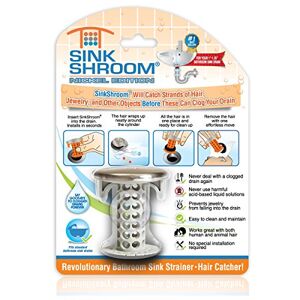 SinkShroom Tubshroom  Filtre, Silicone, Nickel, Standard - Publicité