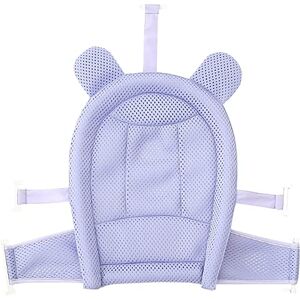 Uposao Coussin De Siège De Bain Tapis De Bain La Baignoire Antidérapante Réglable De Douche De Bébé S'assoient La Maille Support De Coussin De Bain Sûr Pour Bébé Et Chaise Longue Lit pour Bébé 0-12 mois - Publicité