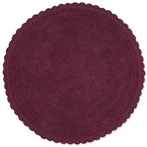 DII Crochet Collection Tapis de Bain réversible Bordeaux 70 cm - Publicité