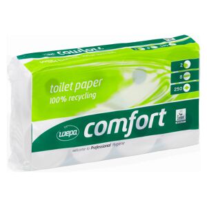 Wepa Papier toilette double épaisseur Wepa Comfort - Colis 64 rouleaux 250 feuilles Chêne clair