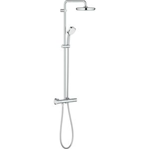 Grohe Tempesta Cosmopolitan - Systeme de douche Tempesta 210 avec mitigeur thermostatique chrome / blanc 27922001