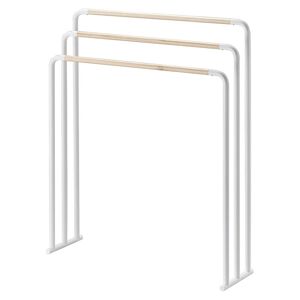 Yamazaki Porte serviettes en métal 3 barres - Blanc - Publicité