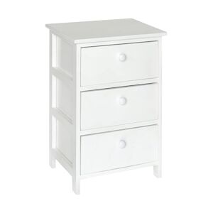 King Home Commode 40x29x73h cm Blanc