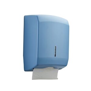 Rossignol CLARA - Distributeur essuie-mains 600 feuilles en inox (18/10) bleu - 52730 - ROSSIGNOL