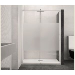 Douche de tête carrée et douchette a main picots anticalcaires - WHITE  SHOWER CONCEPT - Aurlane