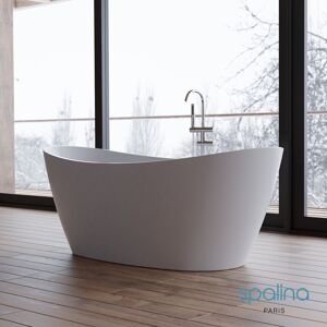 SPALINA Baignoire îlot ovale NEROON 2.0 L. 170 x l. 80 cm,