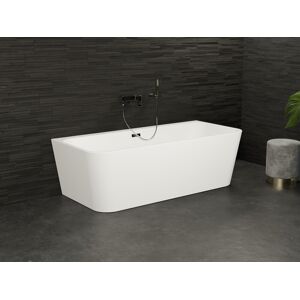 Baignoire semi- îlot murale MINT 160, L160xl75xH57cm,