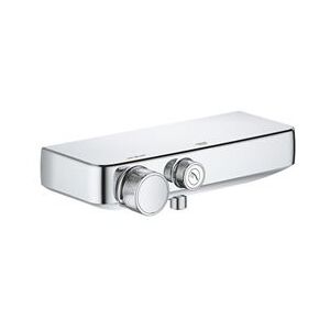 GROHE Mitigeur thermostatique douche Grohtherm SmartControl 34719000- Porte-savon -Limiteur de température-Economie d'eau- Chrome chrome - Publicité