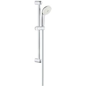 Grohe Douchette 3 jets New Tempesta 100 avec barre de douche et porte savon gris - Publicité