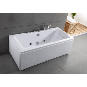 Baignoire Balneo Sikinos White Jets, 170x78cm, By Spalina