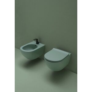 Ceramica Flaminia Toilet App Gosilent suspendu Menthe - SANS SIÈGE