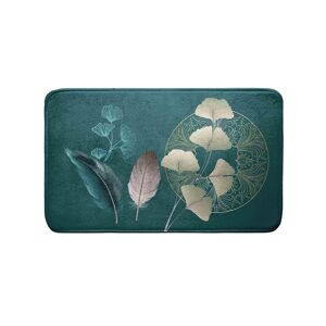 Tapis de bain Ginkgo - Blancheporte Bleu Tapis de bain : 45x75cm