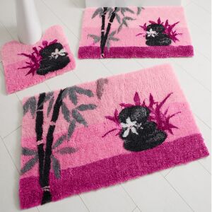 Tapis de bain Zen - Blancheporte Violet Contour : 50x40cm