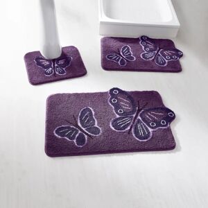 Blancheporte Tapis de bain fantaisie Papillons - Blancheporte Violet Tapis de bain : 60x100cm