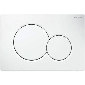 Geberit Sigma01 plaque de commande pour évacuation WC Blanc 115.770.11.5