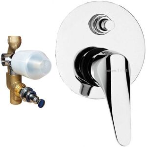 Paini Mitigeur de douche encastré Paini Pilot avec déviateur chromé 04CR691P1