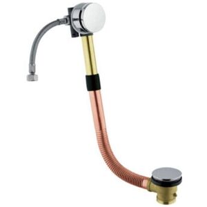 Cgs Siphon de baignoire Cgs en laiton et cuivre 45-55 cm 120-CT.01