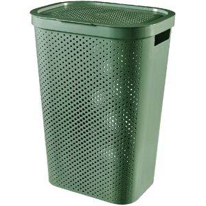 Curver INFINITY DOTS 59L Coffre a linge 44 x 35 x 60 cm, vert 04754-S86