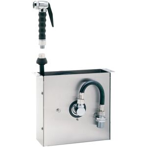 Lioninox Douche enroulable a encastrer sous plan de travail pour four 230x108x200 mm