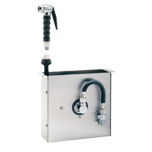 Lioninox Douche enroulable à encastrer sous plan de travail pour four 230x108x200 mm