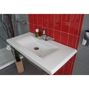 Robinetterie RAV Mitigeur Bas pour Lavabo en Chrome Épais Loira Sans Siphon LR526.5