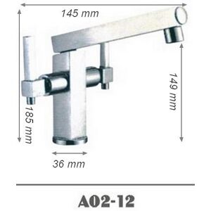 Distribain Robinet mélangeur SDA02-12 orientable nouvelle tendance