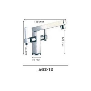 Distribain Robinet melangeur SDA02-12 orientable nouvelle tendance