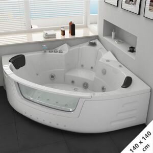 Distribain_S Baignoire Balnéo d'angle Maeva S 30 jets