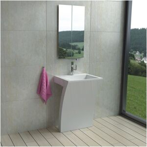 Distribain Vasque Totem design en solid surface Ref : SDPW11