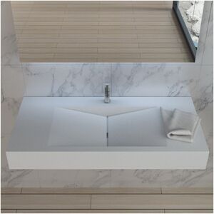 Distribain Plan vasque solid surface Ref : SDPW12-E