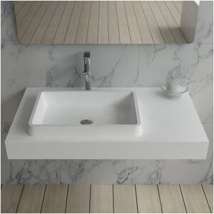 Distribain Plan vasque solid surface Ref : SDPW13-A