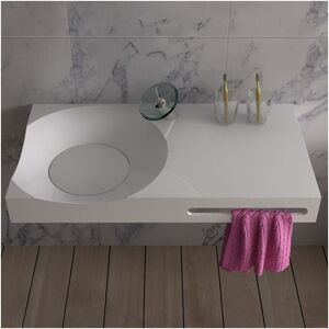 Distribain Plan vasque solid surface Réf : SDPW13-E