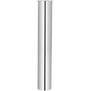 Tube plongeur ASW tube evase pour siphon tubulaire 100269 32 x 200 mm, laiton chrome