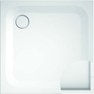 Bette douche match0 5930000T 90 x 90 x 2,5 cm, blanc, avec support en polystyrene