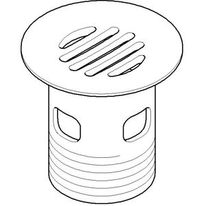 Dornbracht gobelet vanne G1 2000 /4 2000 091101027-06 platine mat