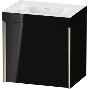 XViu Duravit vasque XV4630NB140C 45x33,3cm, 2000 , gauche, sans trou pour robinet, champagne mat, Cadres C, noir brillant - Publicité