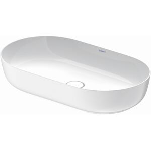 Duravit Luv vasque à poser 03797026001 70x40cm, au sol, sans trop-plein, sans rangée de trous pour robinetterie, blanc / blanc WonderGliss - Publicité