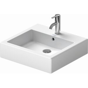 Duravit Vero lavabo 0454500000 50 x 47 cm, blanc, avec trou pour robinetterie et trop-plein - Publicité