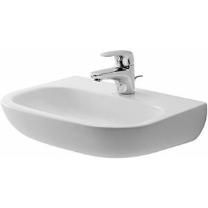 Duravit D-Code lavabo 0707450000 45 x 34 cm, sans trop-plein, trou pour robinet 2000 , blanc - Publicité