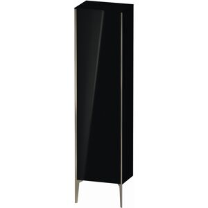 Duravit XViu XV1336LB140 50x36x177cm, champagne mat, porte à gauche, noir brillant - Publicité