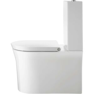 Duravit White Tulip stand WC 2197092000 37x65cm, pour reservoir attache, pour combinaison, blanc Hygiene Glaze