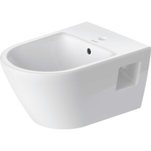 Duravit D-Neo mur Bidet 2295150000 37x54cm, avec trou pour robinet, trop-plein, plage de robinet, blanc