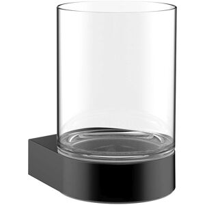 Emco Flow porte-verre 272013300 noir, verre cristal clair - Publicité