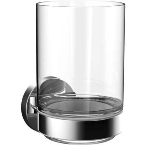 Emco verre rond 432000100 chrome, verre cristal clair - Publicité